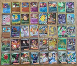 HUGE Pokemon Card Bundle!! All 40 Cards Pictured! - Image 1