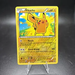 Pokemon Pikachu TCG Reverse Holo Card 42/146 XY Base Set (2014) NM Card -c - Image 1