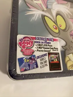 My Little Pony : Discord Tin Box (Includes Trading Cards/CCG Packs) NOS 2015 - Image 2