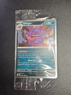 Gengar Promo Card Pokemon Perfect Order Gamestop Stamped 050/088 SEALED - Image 3