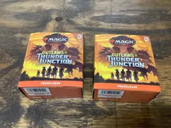 Lot Of 2X Outlaws of Thunder Junction Sealed Magic The Gathering Prerelease Box - Image 1