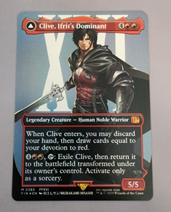 Clive, Ifrit's Dominant (0385) (Borderless) Final Fantasy Foil - Image 1