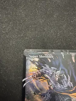 TMNT Super Shredder M 0285 Mythic Borderless Foil PZA Magic The Gathering - Image 2