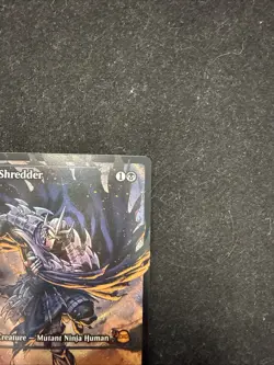 TMNT Super Shredder M 0285 Mythic Borderless Foil PZA Magic The Gathering - Image 3