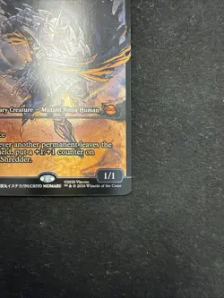 TMNT Super Shredder M 0285 Mythic Borderless Foil PZA Magic The Gathering - Image 4