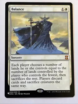 Balance #2 (LP) Eternal Masters EMA Magic MTG - Image 1