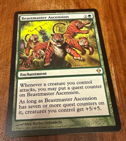 MTG Beastmaster Ascension - NM - Zendikar - Image 1