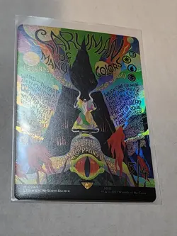 MTG NM Saruman of Many Colors POSTER FOIL #743 LOTR Lord of the Rings Magic - Image 2