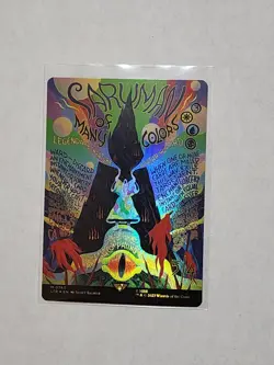 MTG NM Saruman of Many Colors POSTER FOIL #743 LOTR Lord of the Rings Magic - Image 3