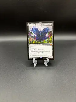 MTG Maha, Its Feathers Night #0100 Bloomburrow NM/M Ungraded Regular Mythic - Image 1