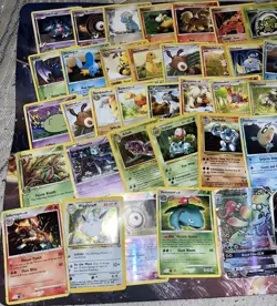 Huge Vintage Pokemon Card Lot HP/Damaged - 62 Card Lot - Image 2