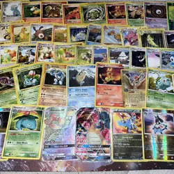 Huge Vintage Pokemon Card Lot HP/Damaged - 62 Card Lot - Image 3