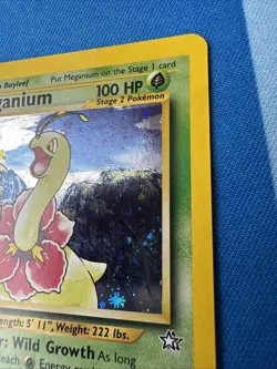 Meganium 1st Edition!! HOLO RARE Neo Genesis #11/111 VINTAGE 2000 Pokemon - Image 3