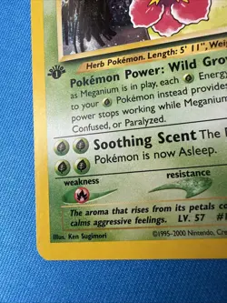 Meganium 1st Edition!! HOLO RARE Neo Genesis #11/111 VINTAGE 2000 Pokemon - Image 4