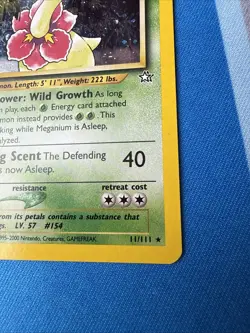 Meganium 1st Edition!! HOLO RARE Neo Genesis #11/111 VINTAGE 2000 Pokemon - Image 5