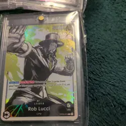 Rob Lucci (076) (Alternate Art) OP03-076 Pillars of Strength NM Leader Alt Art - Image 1