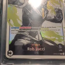 Rob Lucci (076) (Alternate Art) OP03-076 Pillars of Strength NM Leader Alt Art - Image 2