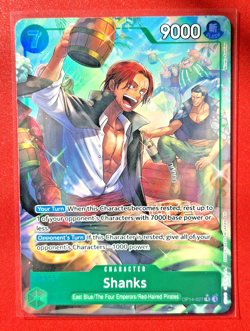 One Piece English OP14-027 Shanks R (Alt Art) The Azure Sea's Seven - Image 1