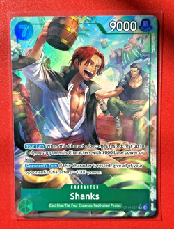 One Piece English OP14-027 Shanks R (Alt Art) The Azure Sea's Seven - Image 2