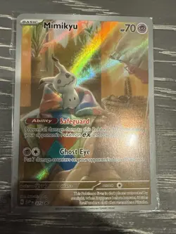 Pokemon TCG Mimikyu 075 Black Star Promo Card Sealed S&V Series - Image 1