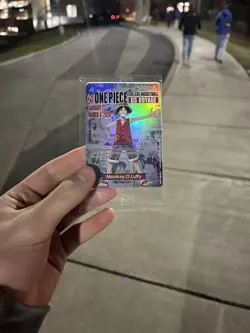 One Piece Card Game Monkey D. Luffy US Voyage Promo Sealed College Basketball - Image 1