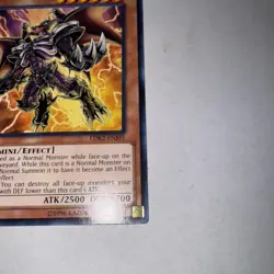 LDK2-ENJ03 Red-Eyes Archfiend Of Lightning Common 1996 1st Edition Yugioh Card - Image 3