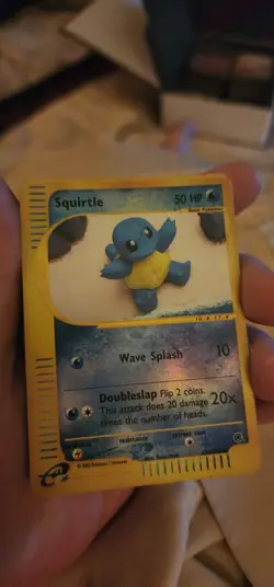 Pokemon Squirtle Expedition Base Set 131/165 Reverse Holo Common 40 HP TCG Card - Image 1