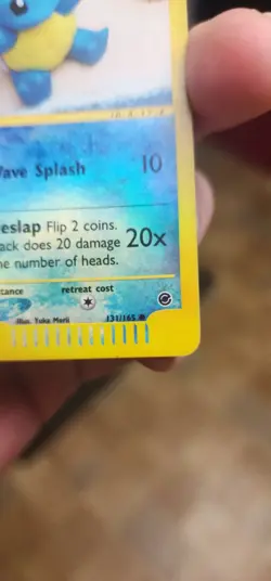 Pokemon Squirtle Expedition Base Set 131/165 Reverse Holo Common 40 HP TCG Card - Image 4