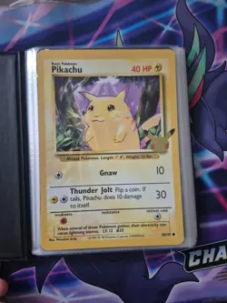 Pokemon Jumbo Card Holder & 4 Jumbo Cards: Pikachu Snorlax Charizard & Eternatus - Image 2