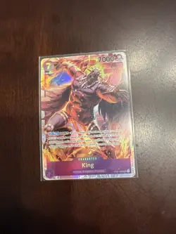 One Piece Card Game TCG - PRE ERRATA King OP01-096 SR - English - Image 1