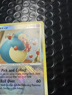 Snorlax Crosshatch Holo 33/111 Rising Rivals League Promo Pokemon Card - LP - Image 3