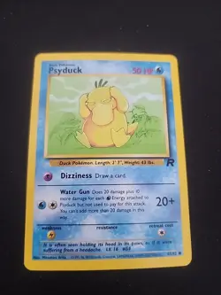 Psyduck - Team Rocket 65/82 Vintage Pokemon Card LP - Image 1