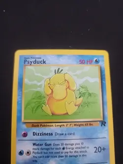 Psyduck - Team Rocket 65/82 Vintage Pokemon Card LP - Image 2