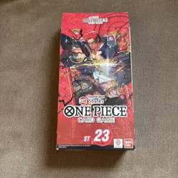 One Piece TCG Red Starter Deck 23 Shanks ST-23 Card Game Sealed but booster open - Image 1
