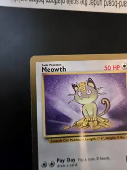 Meowth - 56/64 - Jungle Set - Gold Border US Promo - Pokemon Card LP Vintage - Image 2