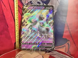 Pokemon Galarian Rapidash V Jumbo TCG Collectable English Trading Card - Image 1
