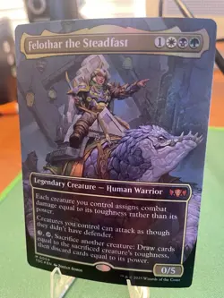 2025 Foil Felothar the Steadfast (Borderless) - Commander: Tarkir: Dragon - Image 3