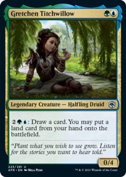 Gretchen Titchwillow - Foil - Adventures in the Forgotten Realms #223/281 MTG Ma - Image 1