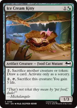 Ice Cream Kitty - Foil - Teenage Mutant Ninja Turtles #0150 MTG Magic The Gather - Image 1