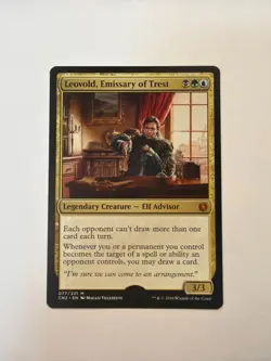 MTG Leovold, Emissary of Trest CN2 077/221 Mythic Rare Conspiracy ERROR Missing - Image 1