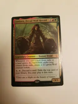 Faldorn, Dread Wolf Herald Commander Legends: Battle for Baldur's Gate Foil - Image 1