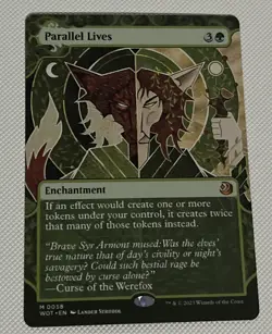 Parallel Lives NM Regular WoE Enchanting Tales Green Unplayed Non-Foil - Image 1