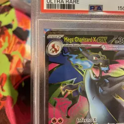 2025 Pokemon Phantasmal Flames Full Art Ultra Rare Charizard X ex 109/94 - PSA 9 - Image 3