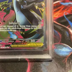 2025 Pokemon Phantasmal Flames Full Art Ultra Rare Charizard X ex 109/94 - PSA 9 - Image 5