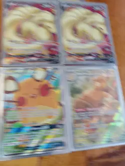 Pokemon TCG Dedenne GX 195A/214 Promo Full Art GX Flareon Ninetales Pawmot Lot - Image 2
