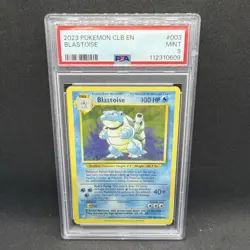 PSA Blastoise #003 2023 Pokemon CLB Classic Card Game - Image 1
