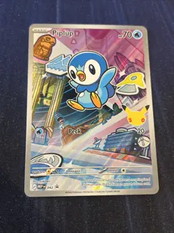 Piplup 2026 Pokemon MEP 042 Promo First Partner Illustration Rare NM - Image 1