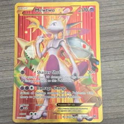 Pokemon Mewtwo EX Full Art Secret Rare Holo 164/162 Breakthrough 170HP - Image 1