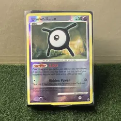 Pokemon Unown [X] Secret Wonders 71/132 Reverse Holo HP 50 2007 EN - Image 1