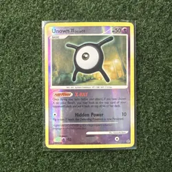 Pokemon Unown [X] Secret Wonders 71/132 Reverse Holo HP 50 2007 EN - Image 3